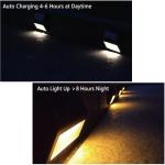 Follateas Outdoor Waterproof Solar Step Lights - 2 Pack