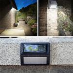 Follateas Outdoor Waterproof Solar Step Lights - 2 Pack
