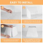 Square White Linen Lamp Shade for Table & Floor Lamps