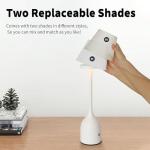 Rechargeable Cordless Table Lamp with Dimmable Light