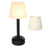 Mr. White Cordless Rechargeable Table Lamp - Black