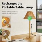 Mr. White Cordless Touch Control Table Lamp