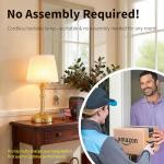 Rechargeable Cordless Table Lamps with Fabric Shades