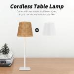 Wireless Portable Waterproof LED Table Lamp - White