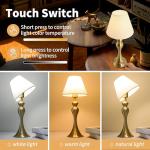 Mr. White Cordless Rechargeable Table Lamp - Gold
