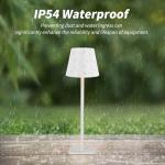 Mr. White Waterproof Rechargeable LED Table Lamps - 2 Pack