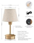 Cordless Table Lamps - Rechargeable & Dimmable Duo
