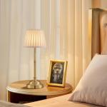 Cordless Rechargeable LED Touch Table Lamp - Bronze