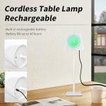 Wireless Portable Waterproof LED Table Lamp - White