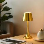 Gold Portable Waterproof Touch Table Lamp for Outdoors