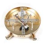 Modern Crystal Chandelier Dimmable Luxury Flush Mount LED Ceiling Lamp - Lotus Flower Shape Pendant Lighting Fixture for Living Room Bedroom (Without Remote Control)