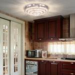 Modern LED Chandelier Flush Mount with Remote Control Dimmable Four Rings Ceiling Lamp Round Ceiling Lihgt Fixture for Bedroom Living Room Dining Room