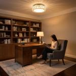 BEDETAL Modern LED Crystal Gold Ceiling Light,Dimmable 11 Inch Luxury Lighting Fixtures,5CCT 3000K-6000K Round Small Flush Mount Chandelier for Kitchen,Entryway,Laundry Room,Hallway