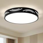 Modern Dimmable Ceiling Light Fixture,5CCT in One LED Flush Mount Kitchen Lights,Round Close to Ceiling Lamp for Bedroom Living Room Hallway Entryway Laundry Room Bathroom(Black,15.75 in,ETL Listed)