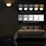 PESRAE Remote Control Torchiere Floor Lamp