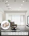 Ensenior 12 Pack 4 inch Gimbal Led Recessed Light with Junction Box, 90° Adjustable Directional Eyeball Lighting, Dimmable, 2700K/3000K/3500K/4000K/5000K, 900LM, 9W=85W-ETL&FCC Certified