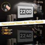 Adjustable LED Desk Lamp – Stepless Dimming & Color Temp Remote Control, Eye-Caring 4 Large Bright Light Souce for Home Office, Flexible Neck, Clamp Base, 5 Lighting Modes for Reading, Computer, DIY