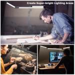 Airlonv LED Desk Lamp with Clamp, Architect Desk Lamp for Home Office with Remote, 24W Ultra-Bright Desk Light with Stepless Dimming and Stepless Color Temp, Memory Function for Study and Workbench