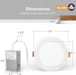 Amico 4 Pack Ultra-Thin Dimmable LED Ceiling Lights