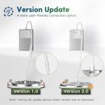 12 Pack 6 Inch 5CCT Ultra-Thin LED Recessed Ceiling Light with Junction Box, 2700K/3000K/3500K/4000K/5000K Selectable, 1050LM Brightness, Dimmable Canless Wafer Downlight, 12WEqv110W, ETL&FCC