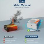 Amico 36 Pack 6 Inch 5CCT Ultra-Thin LED Recessed Ceiling Light with Metal Junction Box, 2700K-5000K Selectable, 1050 LM, Dimmable Canless Wafer Downlight, 12W Eqv 110W-ETL&FCC