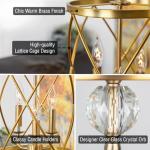 Kira Home Eleanor 3-Light Brass Chandelier