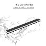 Coinmit 2 Pack 31.5in Outdoor Wall Lights,Black Long Exterior Wall Mount Lighting Linear Outdoor Light for Garage House Porch