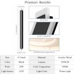 Coinmit 2 Pack 31.5in Outdoor Wall Lights,Black Long Exterior Wall Mount Lighting Linear Outdoor Light for Garage House Porch