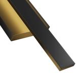 LamQee 31 inch Aluminum Long Outdoor Wall Lights, 3000K 1600LM 32W LED Modern Exterior Lighting Fixtures, IP65 Waterproof Matte Black Linear Outside Sconce Wall Mount for House Porch Patio Garage Door