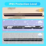 Outdoor Wall Light LED Long Wall Sconce 11.82in Ip65 Waterproof Black Modern Outdoor Lights 3000k 9W Metal Exterior Light Fixture for Porch Light Patio Front Door Yard Garden Villa Living Room