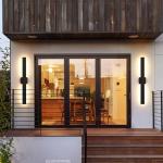 SIONLOM Black Long Outdoor Wall Lights Modern Exterior Lighting Fixtures 31.5 Inch Outdoor Wall Sconce LED 3000K IP65 Waterproof Wall Mount Outside Lights for House Garage Front Door Patio 1Pack