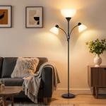 Coucrek 72" Dimmable Floor Lamp with Reading Lights