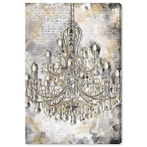 Calligraphy Chandeliers Canvas Wall Art - 30"x45