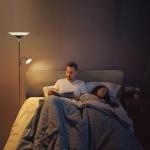 SIBRILLE Dimmable 2-in-1 Floor Lamp with Remote