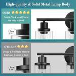 Unicozin Modern 3-Light Bathroom Vanity Light