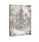 Calligraphy Chandeliers Canvas Wall Art - 30"x45