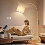 Dimmable Arc Floor Lamp with Remote Control