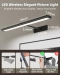 EZVALO 16In Dimmable Wireless Wall Picture Light