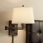 Easley Modern Adjustable Wall Lamp with Dimmable Shade