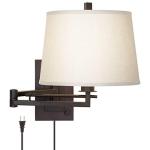 Easley Modern Adjustable Wall Lamp with Dimmable Shade