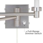 Modern Adjustable Wall Lamp with Woven Shade