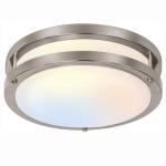 LED Flush Mount Ceiling Light Fixture, 13 Inch