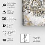 Calligraphy Chandeliers Canvas Wall Art - 30"x45