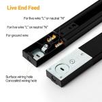 VANoopee 13FT H Track Lighting Rail Kit