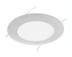 NICOR 6" White Recessed Shower Trim with Lens