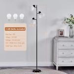 Modern Adjustable Tree Floor Lamp with 3 Heads