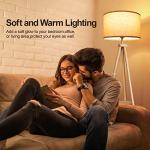 Wood Tripod Floor Lamp with Remote Control