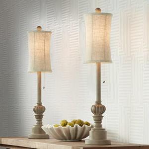 Bertie French Country Buffet Table Lamps Set of 2