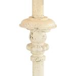 French Country Candlestick Buffet Table Lamp - Ivory