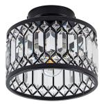 Modern Crystal Semi Flush Mount Ceiling Light